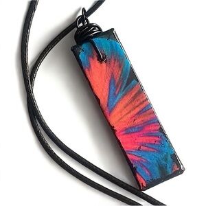 5 For $25💫Psychedelic Tie-Dye Hippie Pendant